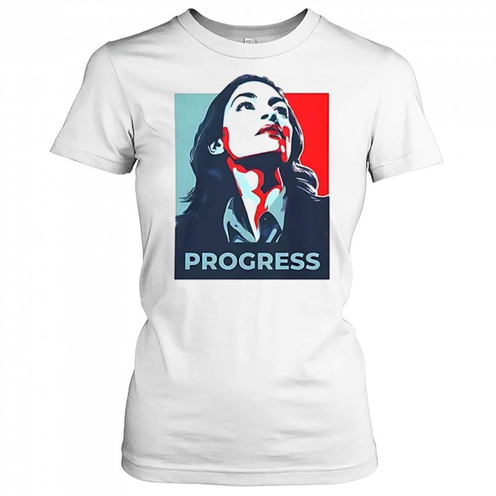 Alexandria Ocasio-Cortez progress shirt Women's T-shirt