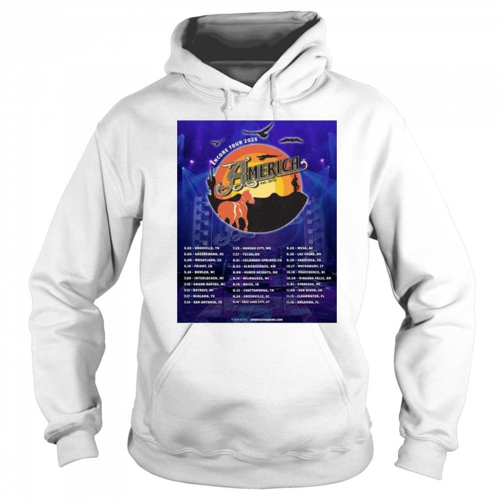 America Est. 1970 Encore Tour 2025 5-2 – Knoxville TN t-shirt Sweatshirt