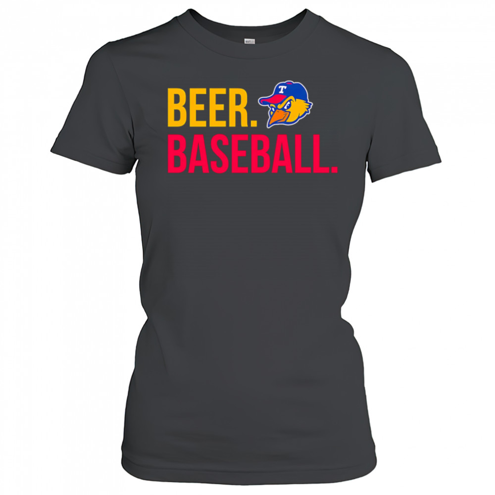 Andrew chafin beer baseball shirt Women's T-shirt