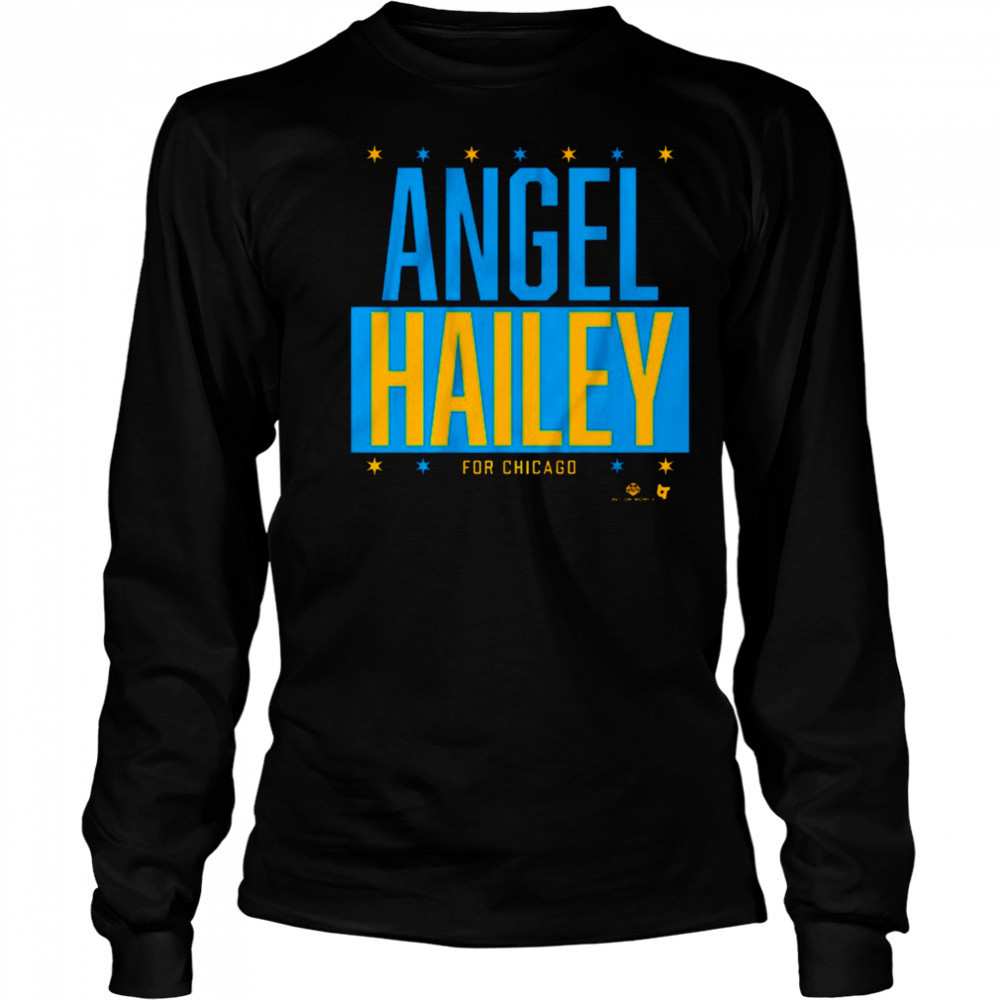 Angel Reese and Hailey Van Lith For Chicago Sky Basketball t-shirt Long Sleeved