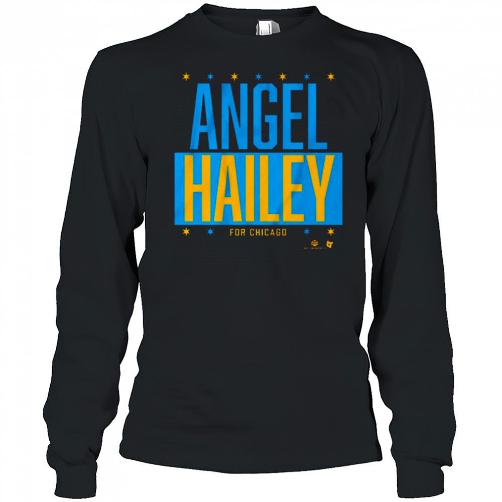 Angel Reese and Hailey Van Lith For Chicago Sky Basketball t-shirt Long Sleeved
