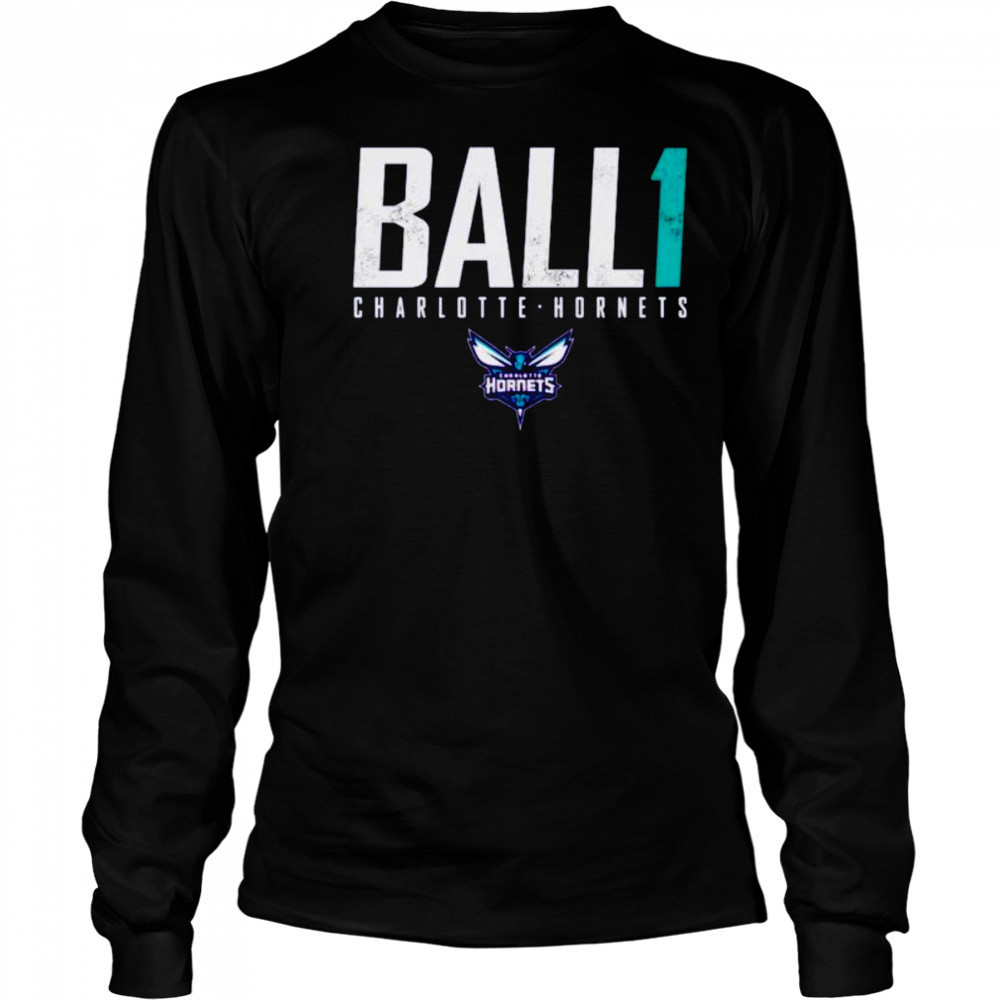 Ball 1 LaMelo Ball Charlotte Hornets shirt Long Sleeved