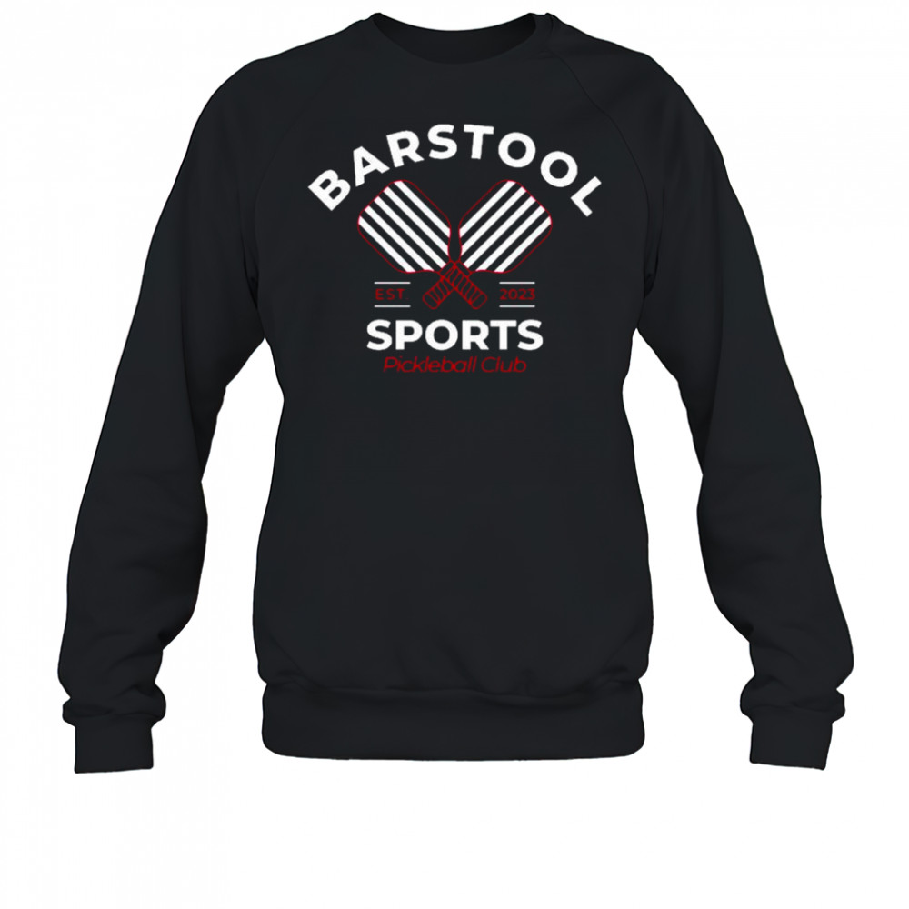 Barstool Sports Pickleball Club Pocket Est. 2025 t-shirt Sweatshirt