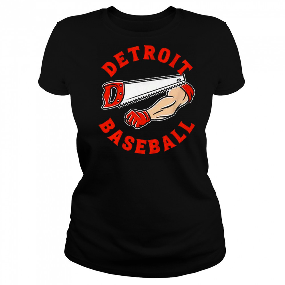 Bone Saw Detroit Tigers Baseball MLB t-shirt Women's T-shirt