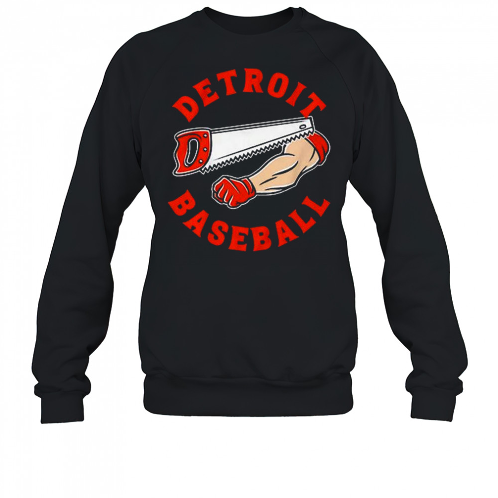 Bone Saw Detroit Tigers Baseball MLB t-shirt Sweatshirt