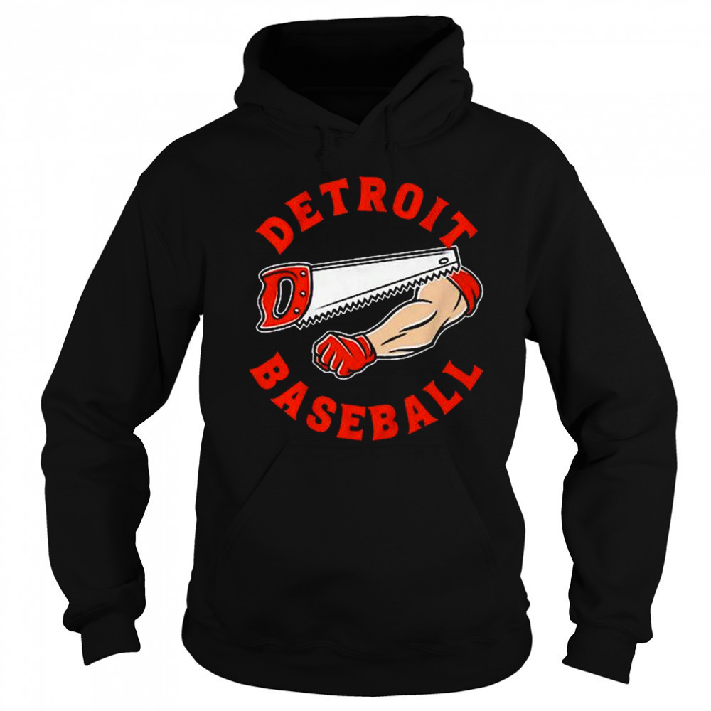 Bone Saw Detroit Tigers Baseball MLB t-shirt Sweatshirt