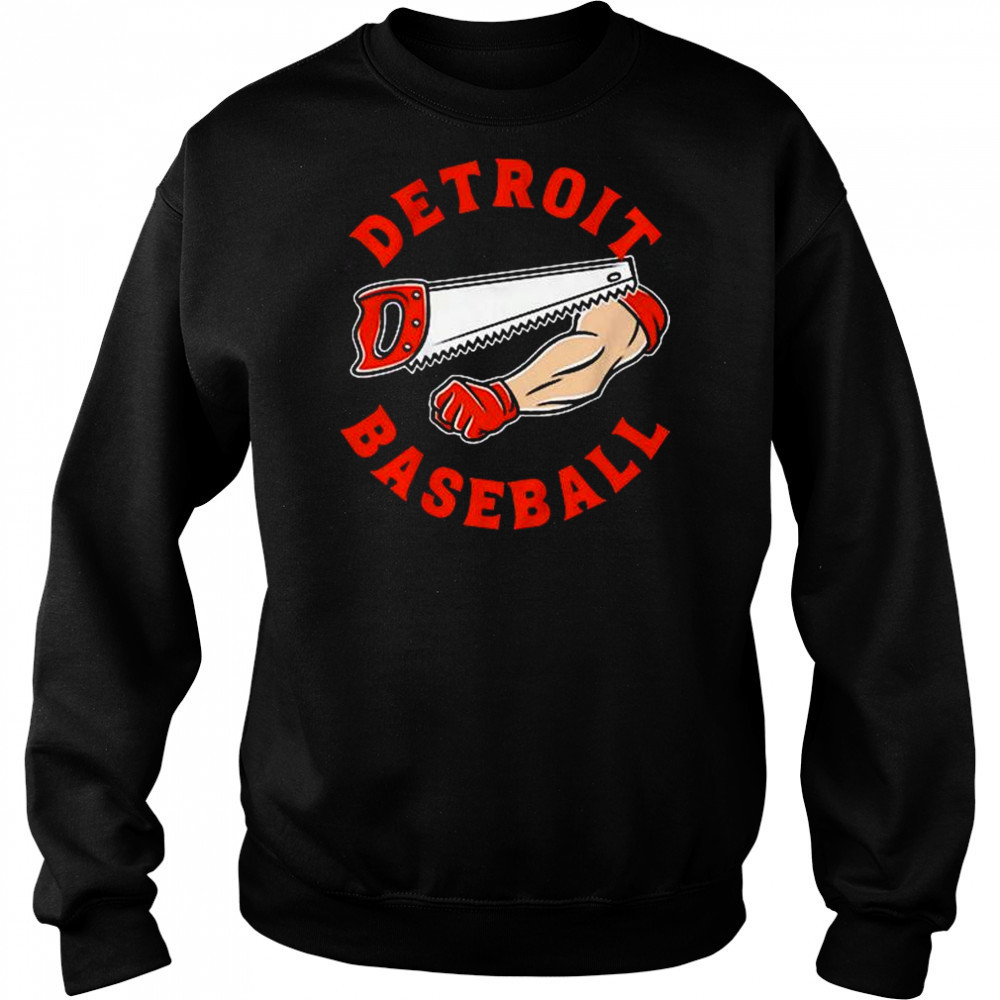 Bone Saw Detroit Tigers Baseball MLB t-shirt Hoodie