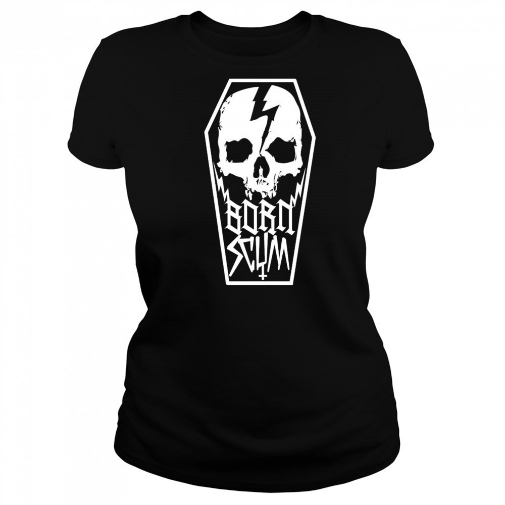 Born Scum Skull Coffin T-shirt Women's T-shirt