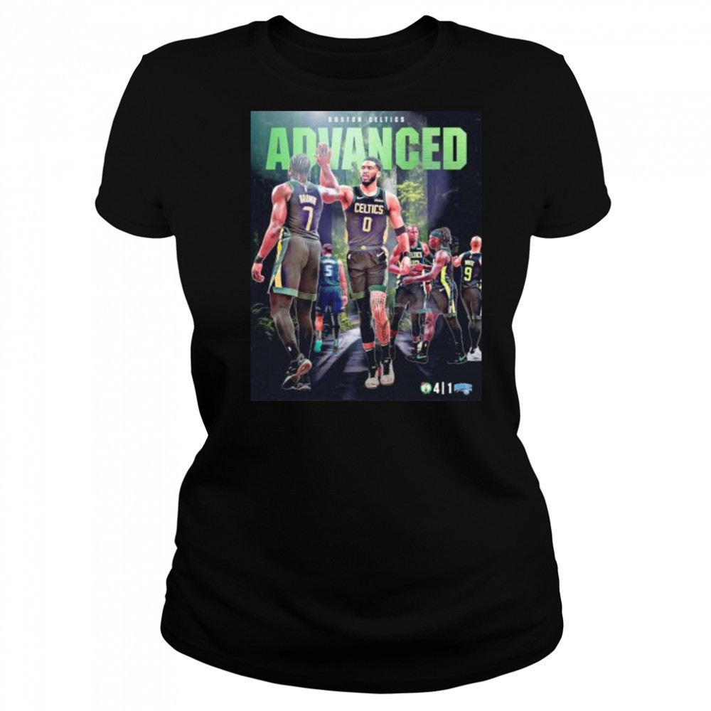 Boston Celtics beats Orlando Magic to advance second round shirt Women's T-shirt