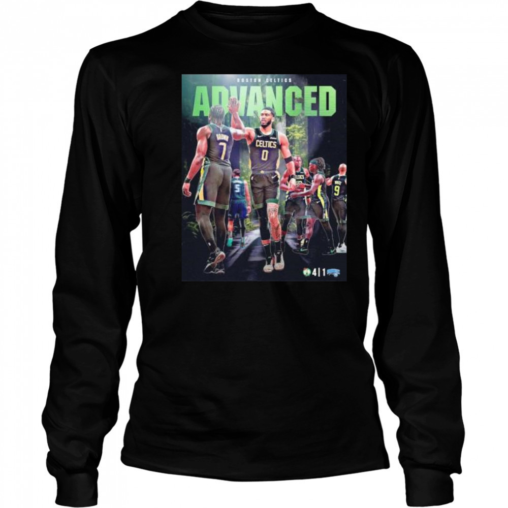 Boston Celtics beats Orlando Magic to advance second round shirt Long Sleeved