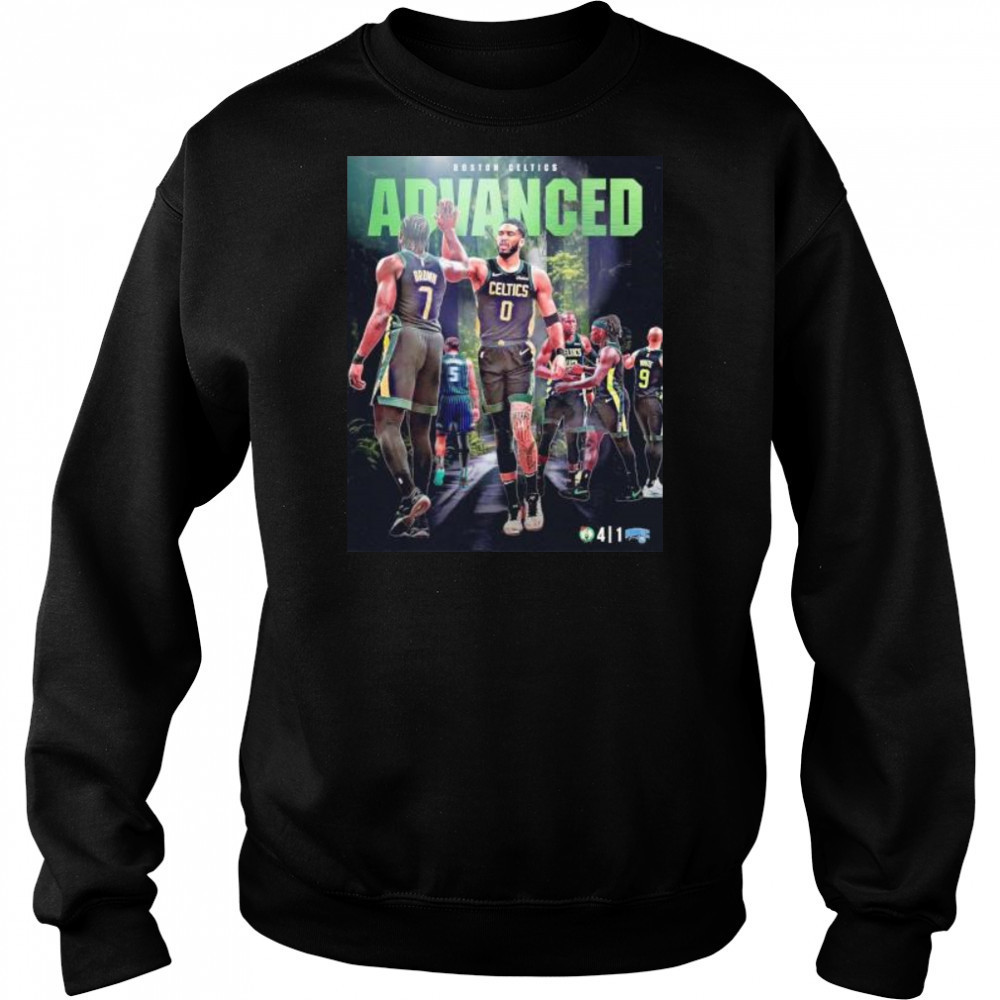 Boston Celtics beats Orlando Magic to advance second round shirt Hoodie