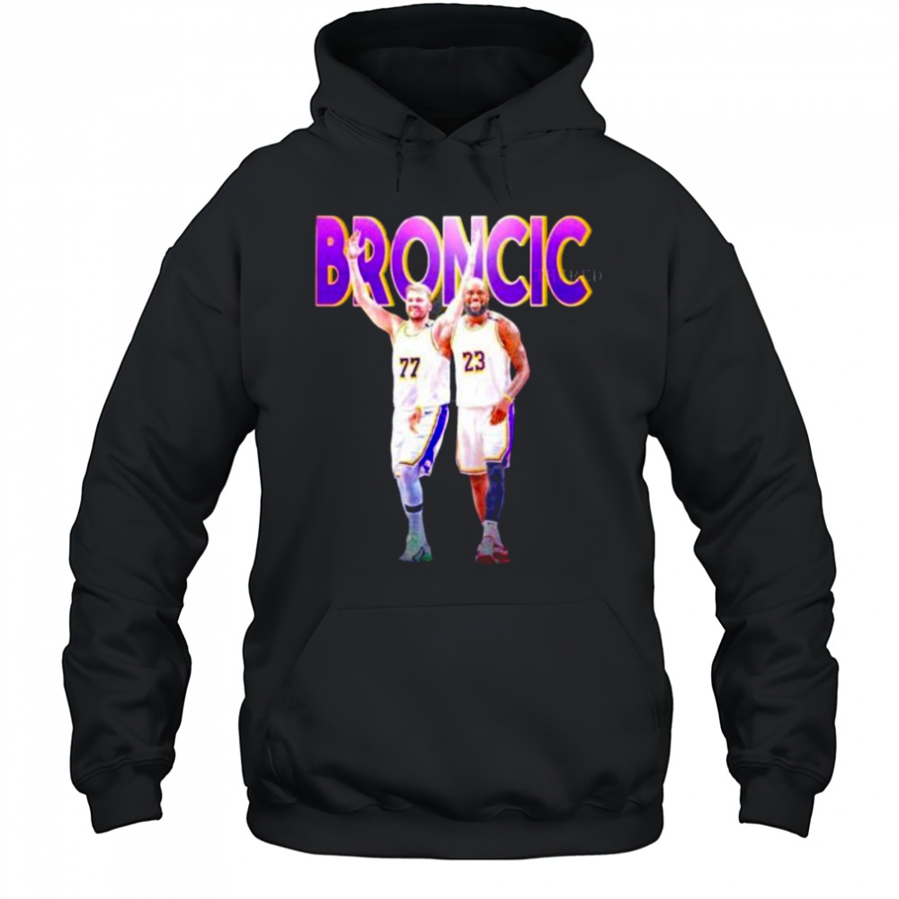 Bromcic Luka Doncic x LeBron James Los Angeles Lakers shirt Hoodie