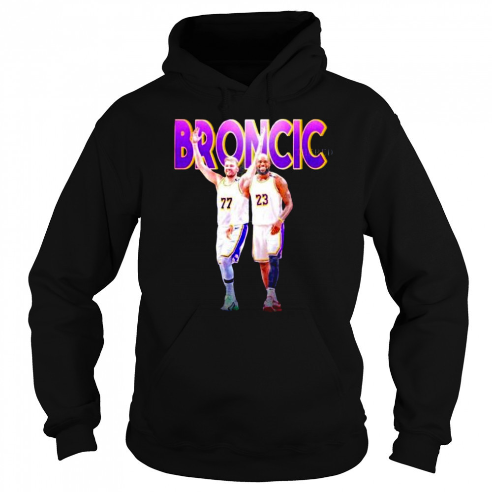 Bromcic Luka Doncic x LeBron James Los Angeles Lakers shirt Sweatshirt
