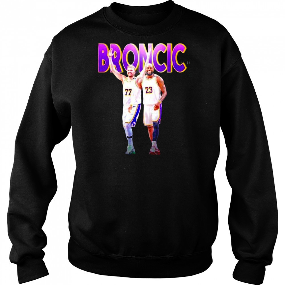 Bromcic Luka Doncic x LeBron James Los Angeles Lakers shirt Hoodie