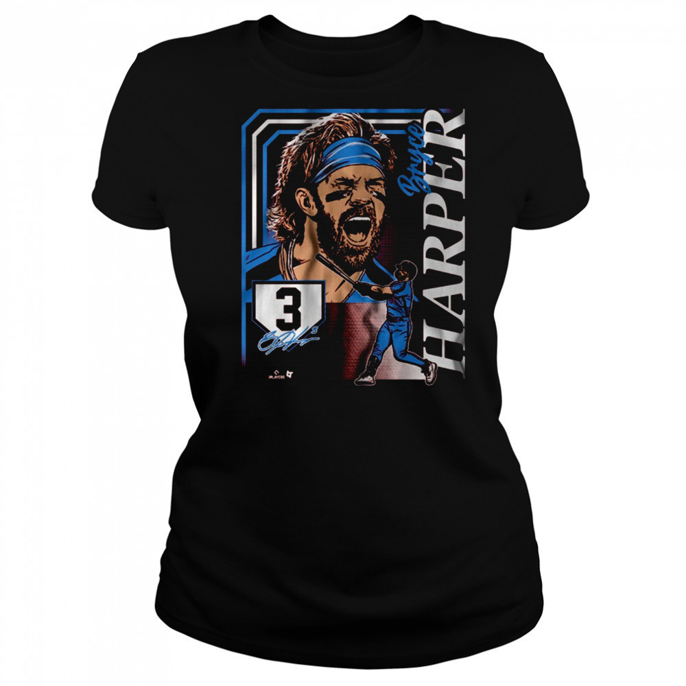 Bryce Harper Collage Frame Philadelphia Phillies MLB Signature t-shirt Women's T-shirt