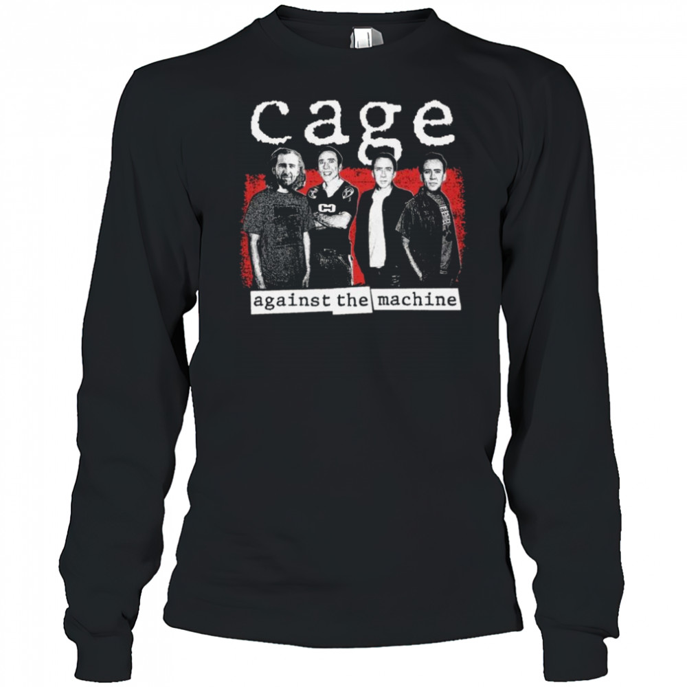 Cage Against The Machine Shirt Long Sleeved