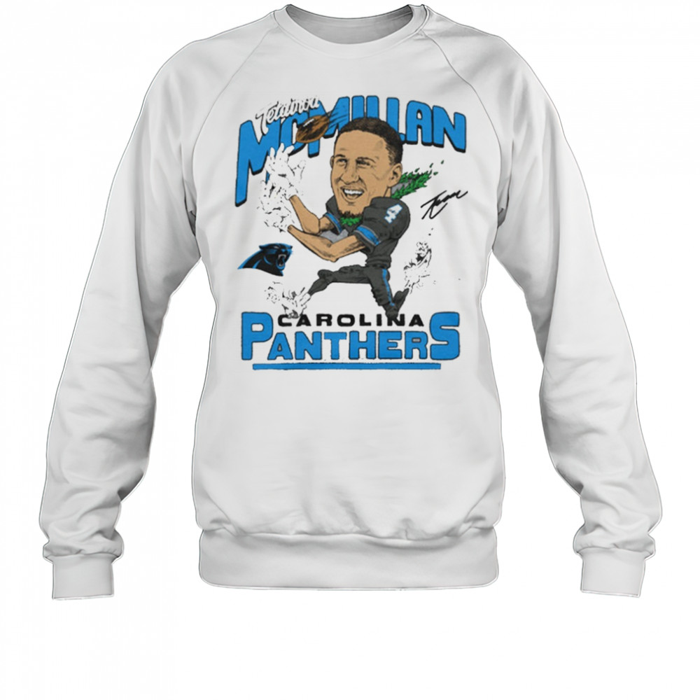 Carolina Panthers NFL Football Tetairoa McMillan Caricature Signature 2025 t-shirt Sweatshirt