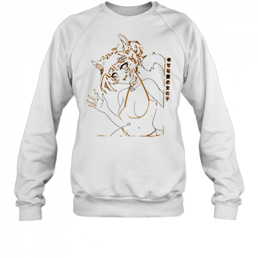 Cat Girl Waifu T-shirt Sweatshirt