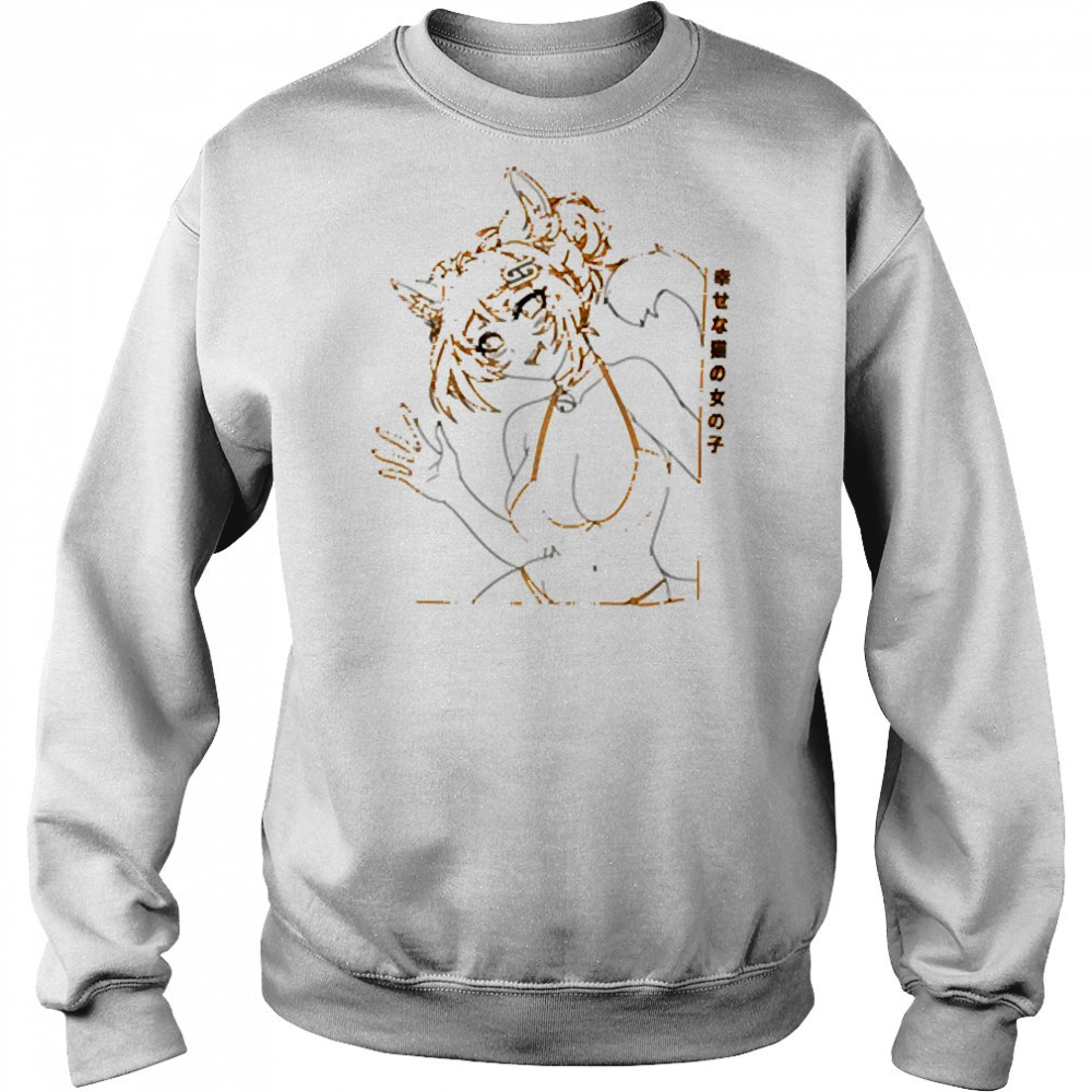Cat Girl Waifu T-shirt Hoodie