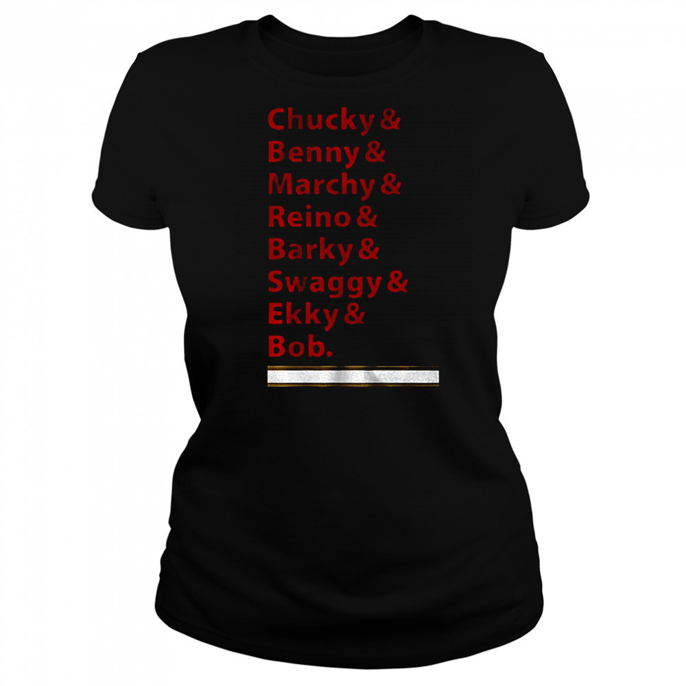 Chucky & Benny & Marchy & Reino & Barky & Swaggy & Ekky & Bob shirt Women's T-shirt