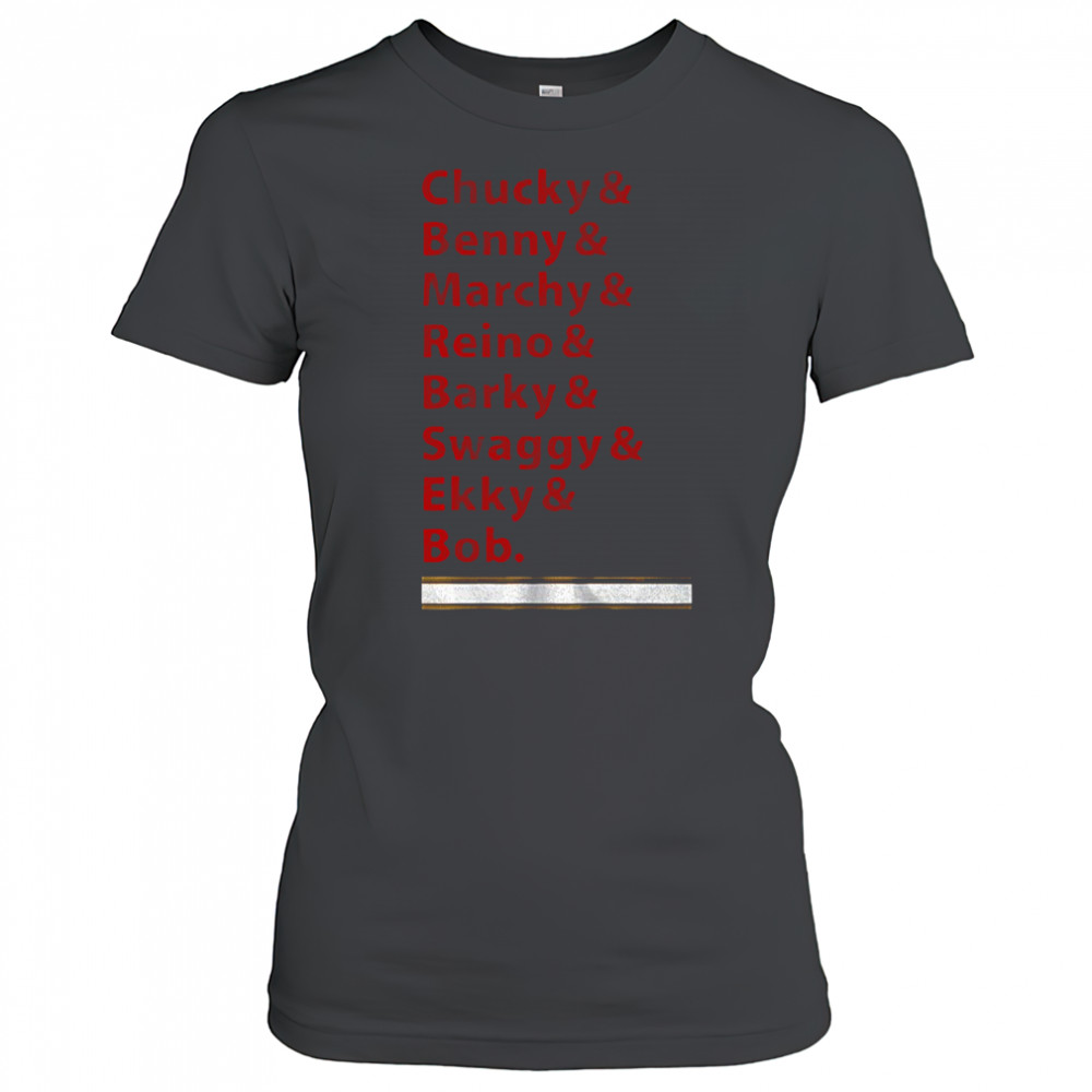 Chucky & Benny & Marchy & Reino & Barky & Swaggy & Ekky & Bob shirt Women's T-shirt