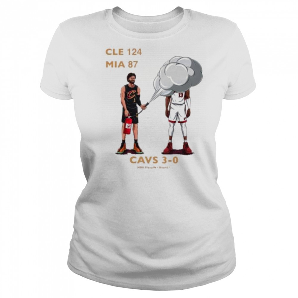 Cleveland Cavaliers extinguish the Heat in game 3 shirt Women's T-shirt