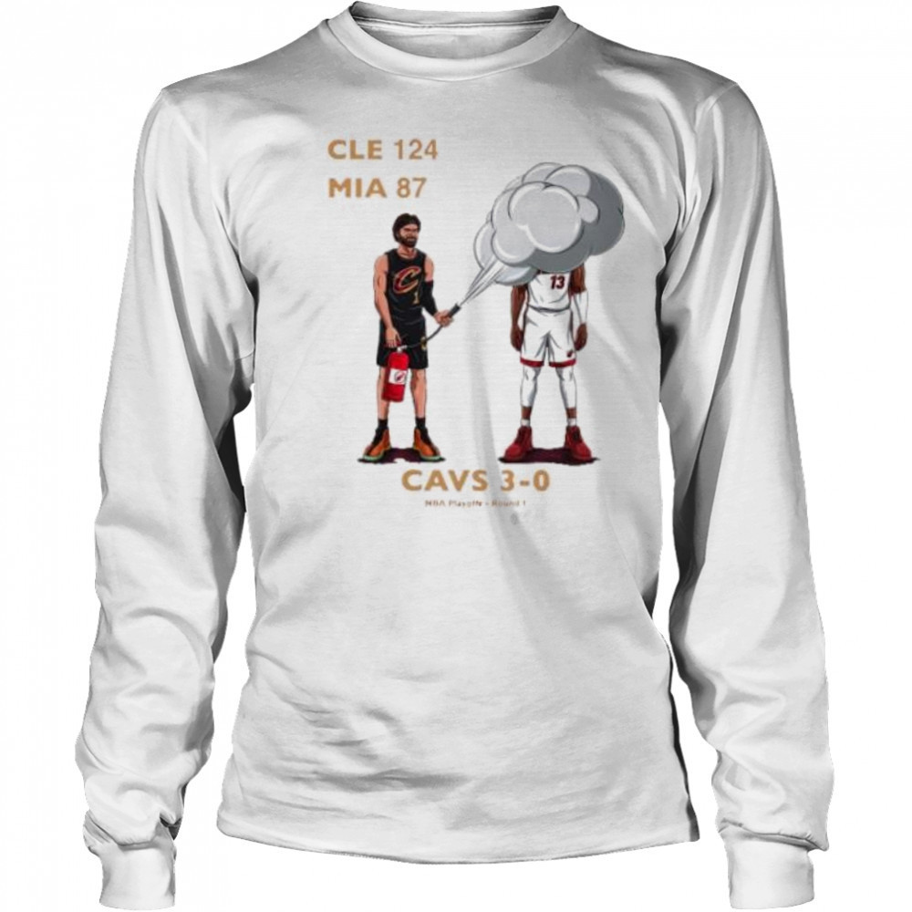 Cleveland Cavaliers extinguish the Heat in game 3 shirt Long Sleeved