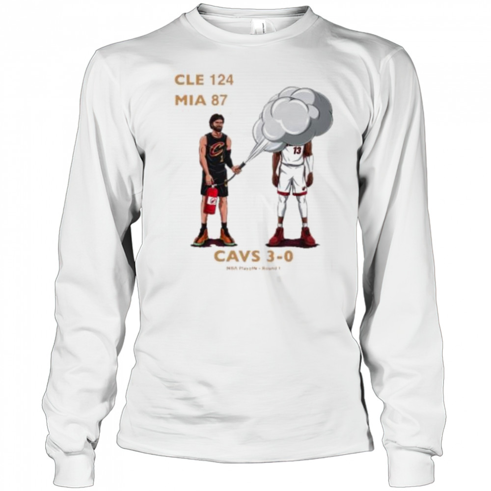 Cleveland Cavaliers extinguish the Heat in game 3 shirt Long Sleeved