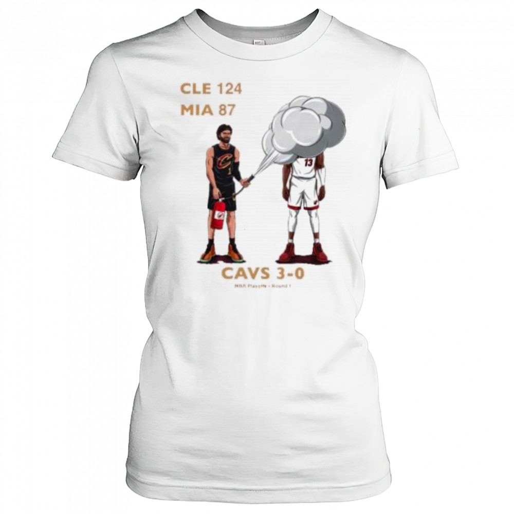 Cleveland Cavaliers extinguish the Heat in game 3 shirt Women's T-shirt