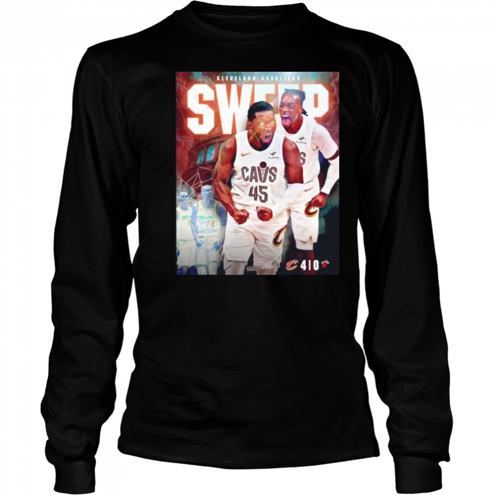 Cleveland Cavaliers sweep against Miami Heat 4 0 shirt Long Sleeved