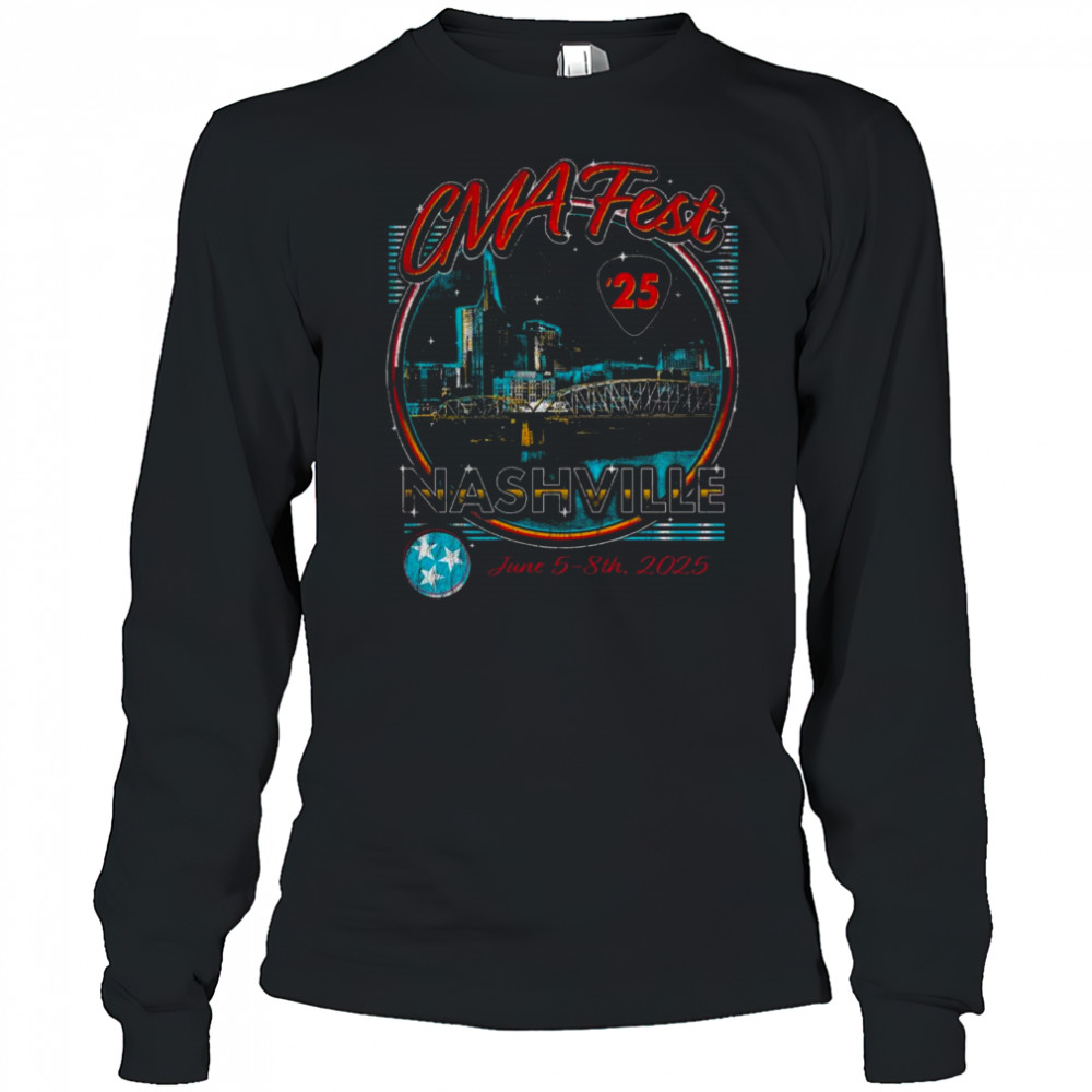 CMA Fest Nashville 2025 Skyline Shirt Long Sleeved