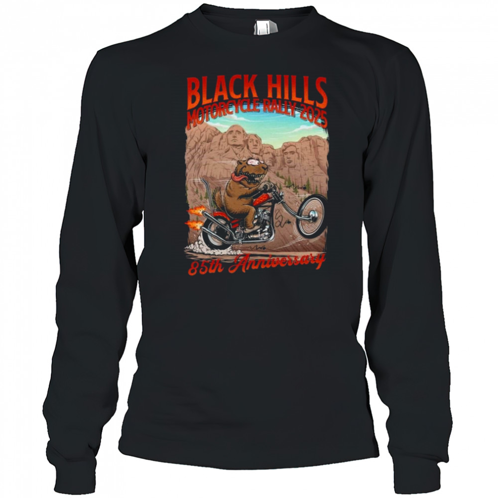 Cruisin Mt Rushmore 85th Black Hills Motorcycle Rally Shirt Long Sleeved