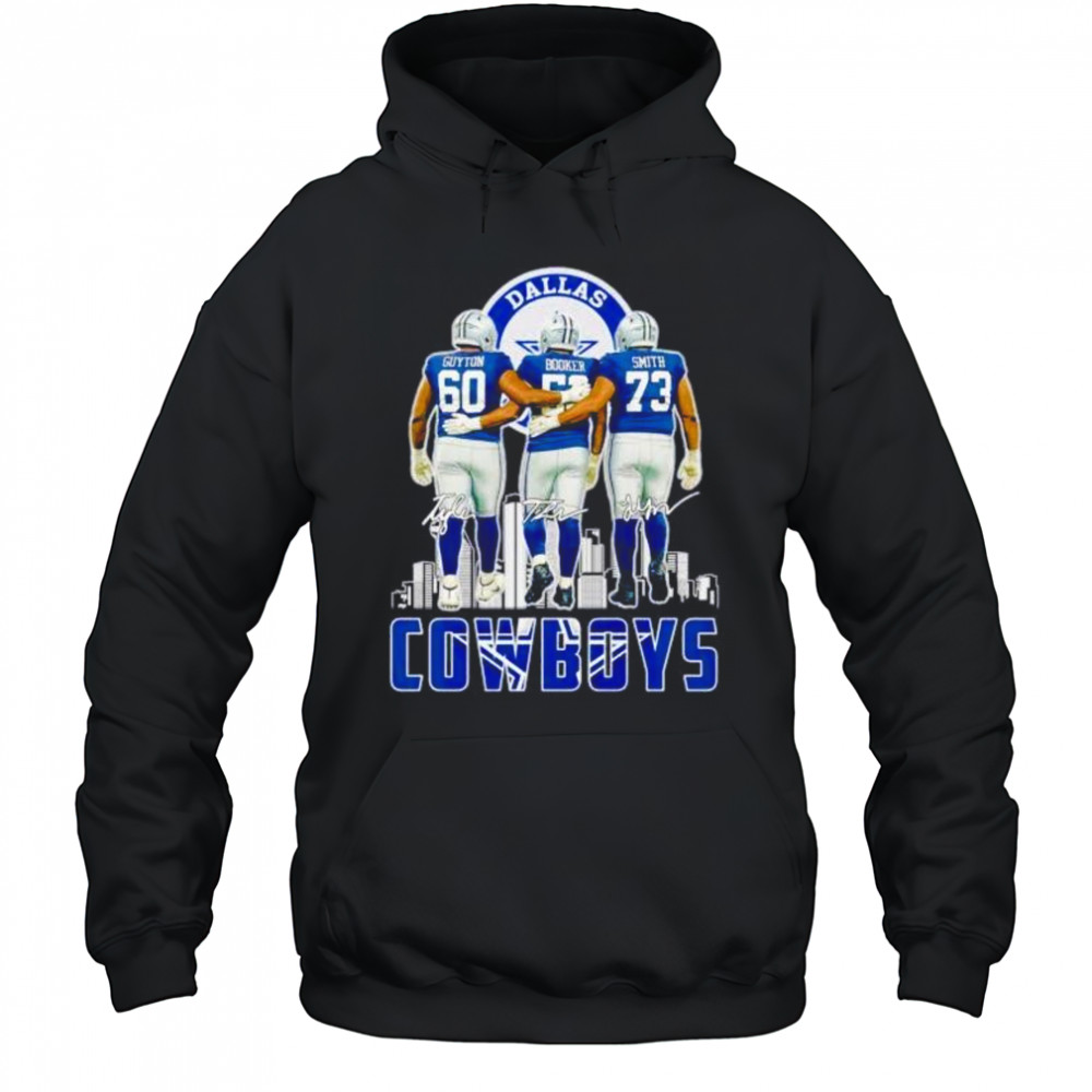 Dallas Cowboys Guyton Booker Smith signatures shirt Hoodie