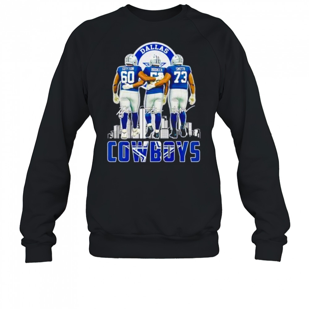 Dallas Cowboys Guyton Booker Smith signatures shirt Sweatshirt