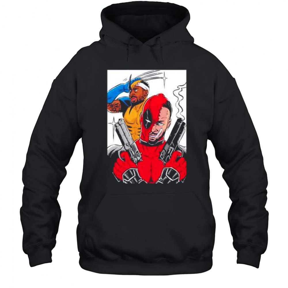 Deadpool and Wolverine Golden State Warriors Gary Payton II and Stephen Curry shirt Hoodie