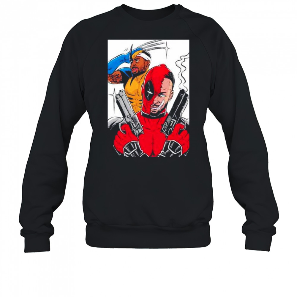 Deadpool and Wolverine Golden State Warriors Gary Payton II and Stephen Curry shirt Sweatshirt