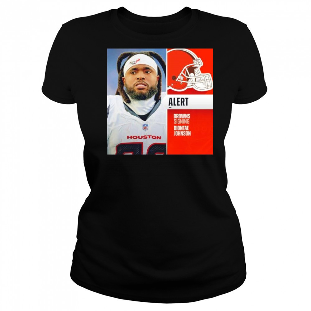 Diontae Johnson alert Cleveland Browns shirt Women's T-shirt