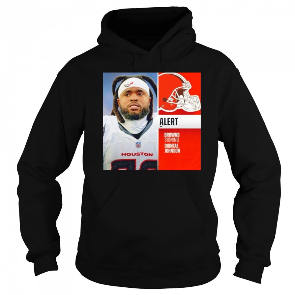 Diontae Johnson alert Cleveland Browns shirt Sweatshirt