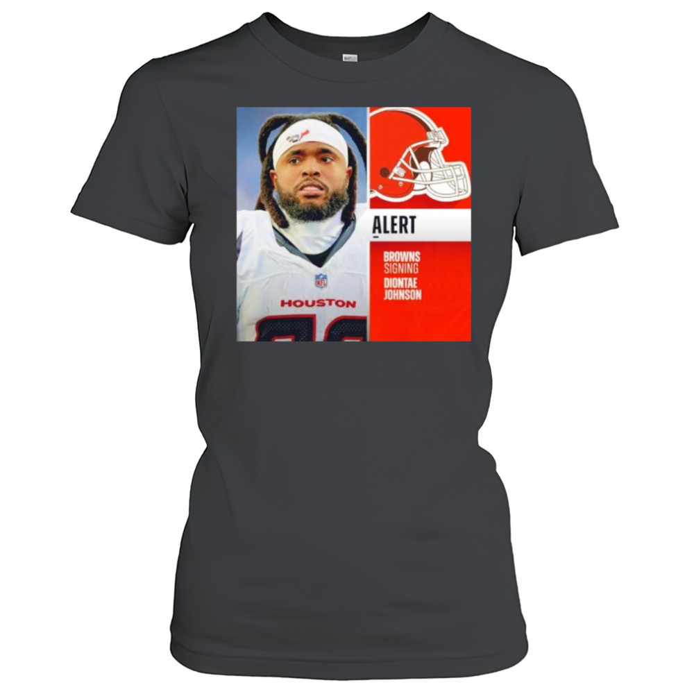 Diontae Johnson alert Cleveland Browns shirt Women's T-shirt