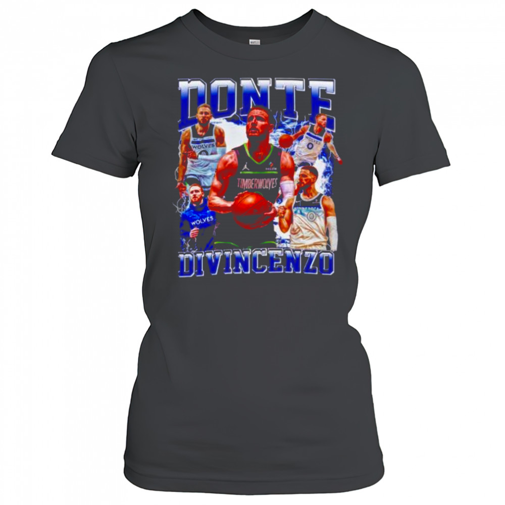 Donte Divincenzo Minnesota Timberwolves Basketball vintage graphic shirt Women's T-shirt