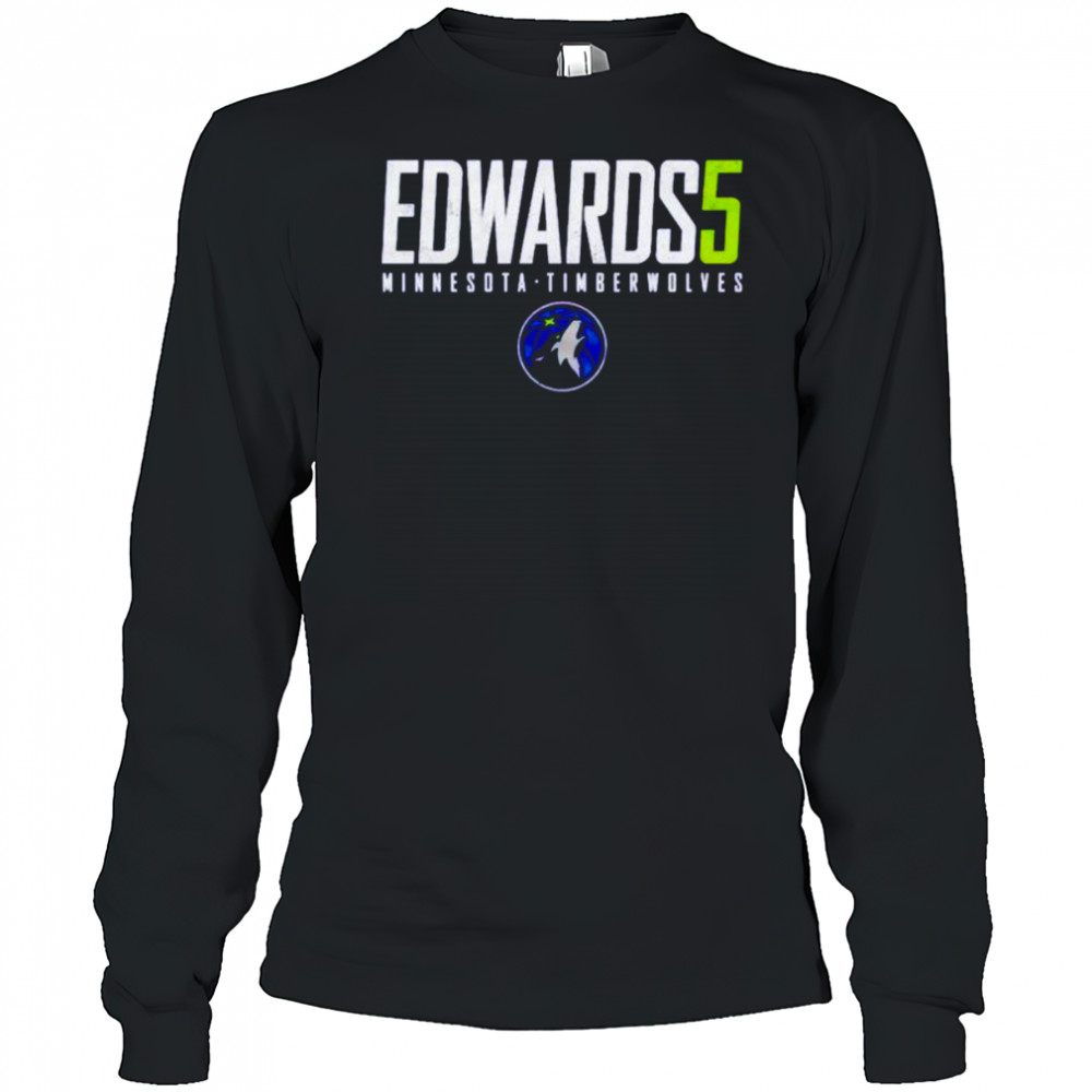 Edwards 5 Anthony Edwards Minnesota Timberwolves shirt Long Sleeved