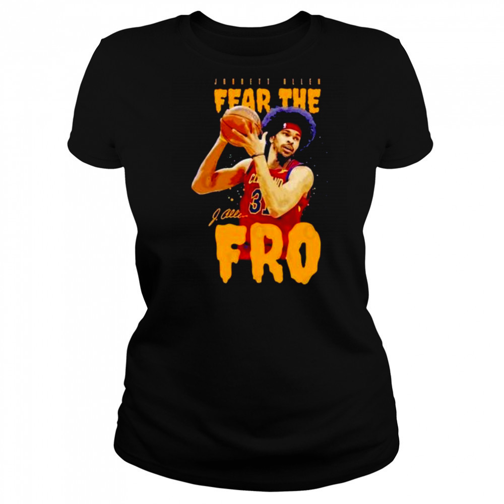 Fear the fro Jarrett Allen Cleveland Cavaliers signature shirt Women's T-shirt