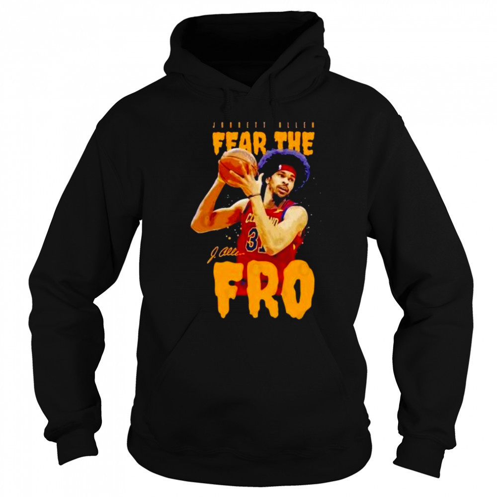 Fear the fro Jarrett Allen Cleveland Cavaliers signature shirt Sweatshirt