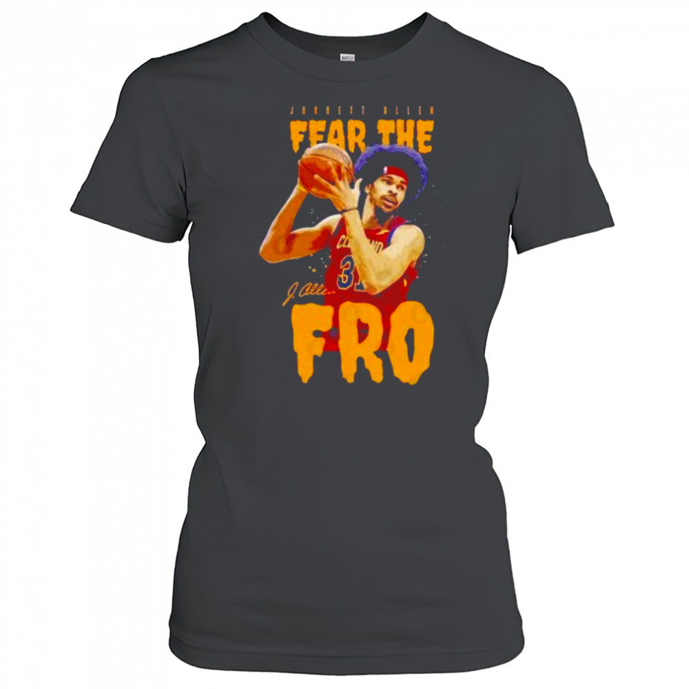 Fear the fro Jarrett Allen Cleveland Cavaliers signature shirt Women's T-shirt