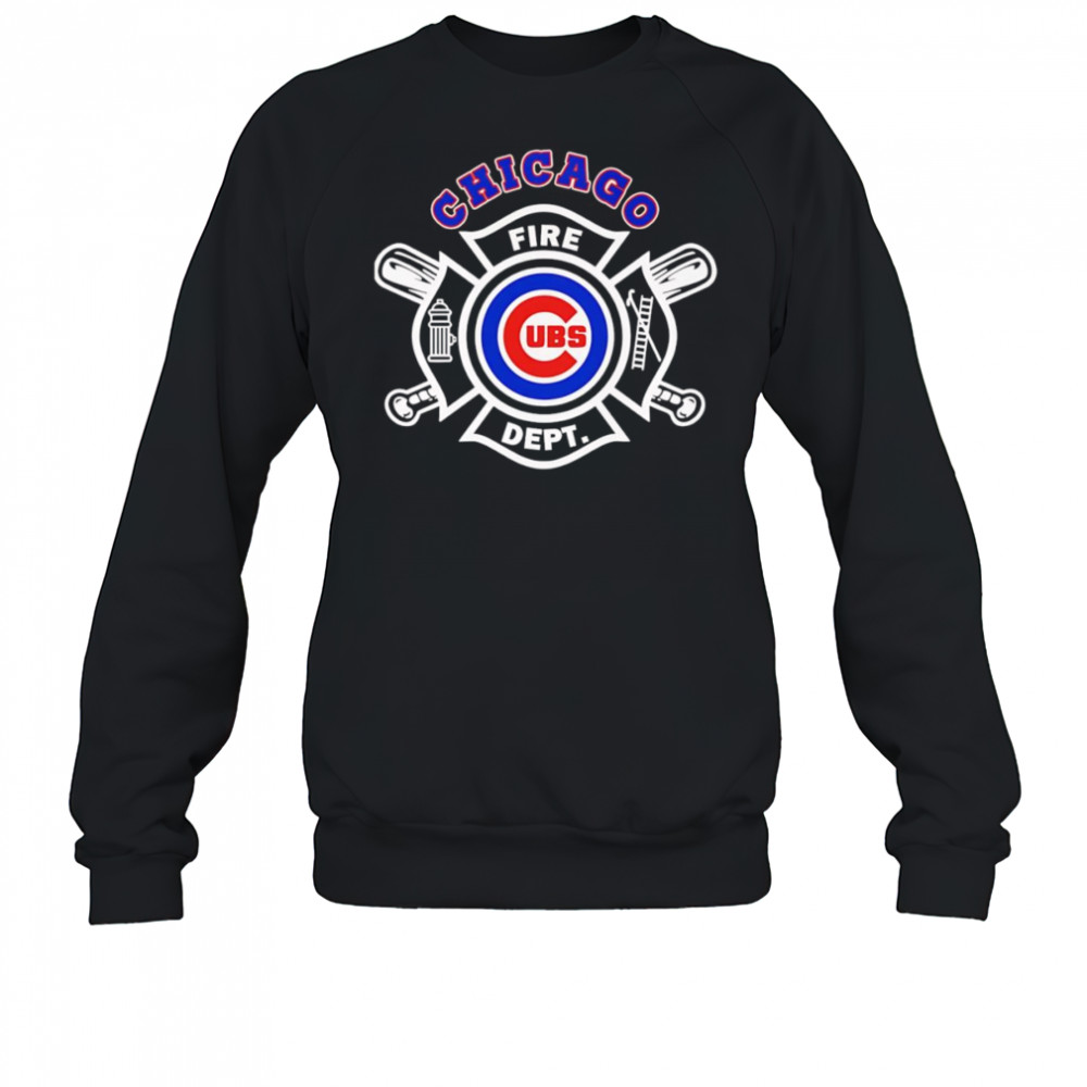 Fire dept Chicago Cubs baseball shirt Sweatshirt