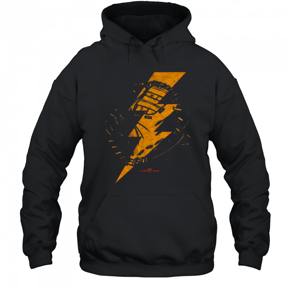 Flash The Leather Bolt T-Shirt Hoodie