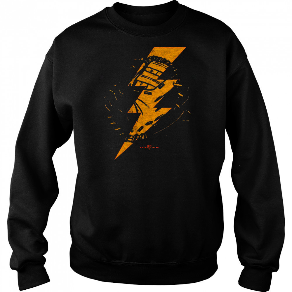 Flash The Leather Bolt T-Shirt Hoodie