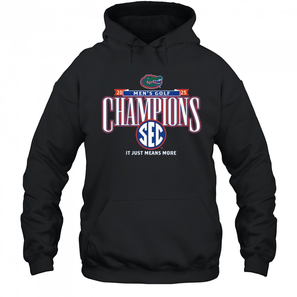 Florida Gators 2025 SEC Men’s Golf Champions Shirt Hoodie