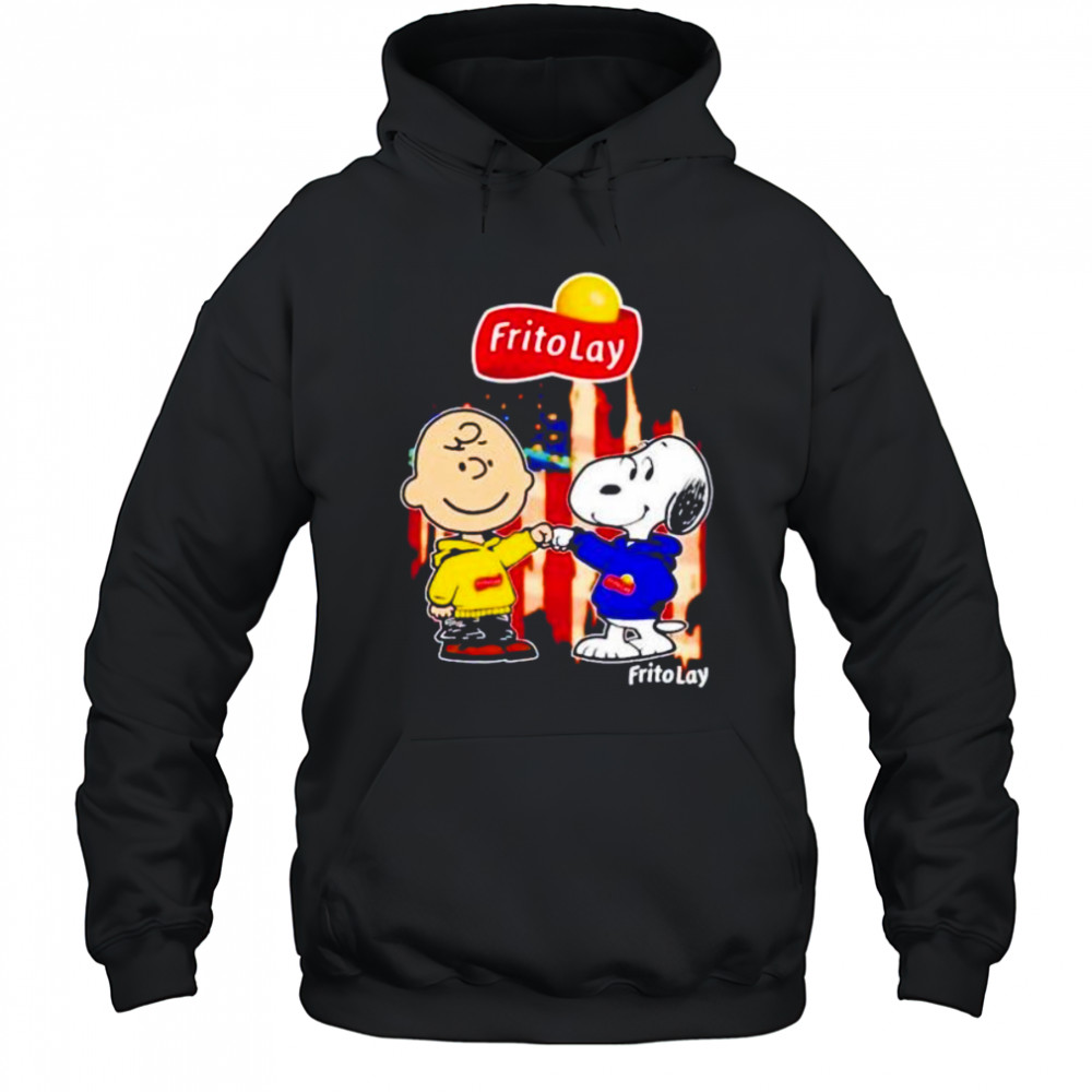 Frito Lay Charlie Brown and Snoopy shirt Hoodie