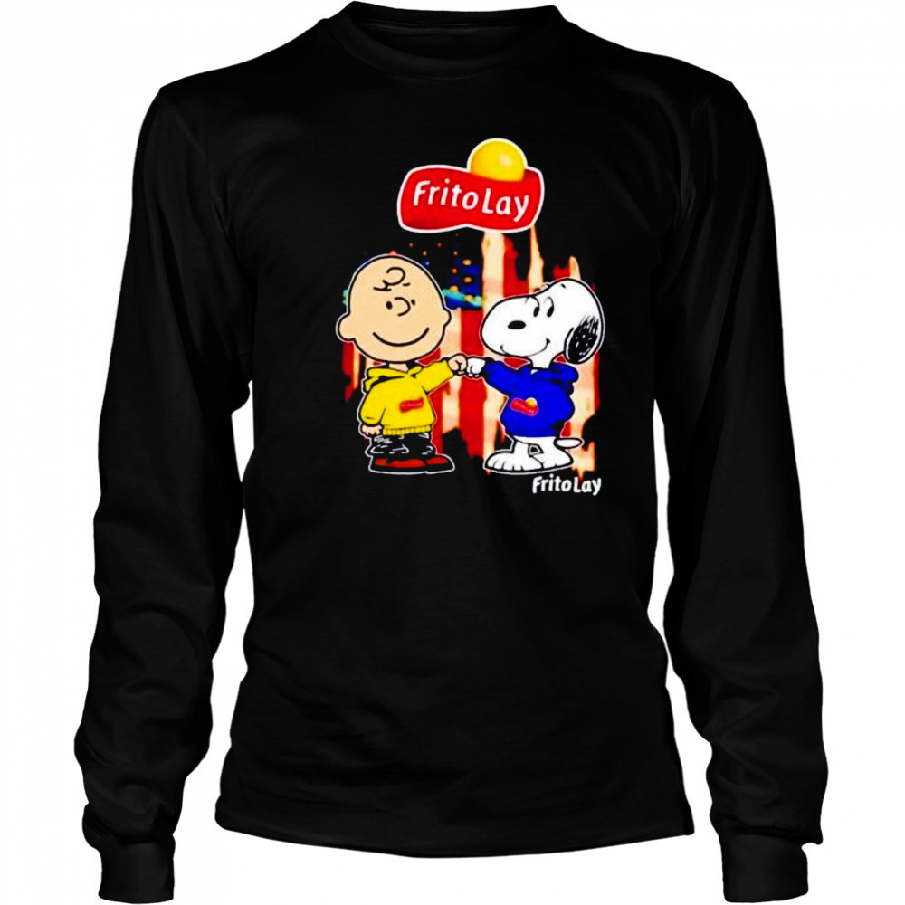 Frito Lay Charlie Brown and Snoopy shirt Long Sleeved
